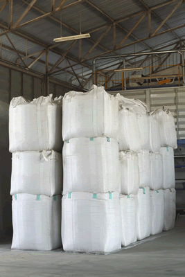Stacked Bulk Bags
