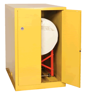 Horizontal Safe Drum Storage