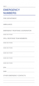 printable spill response guide – Clean It Up